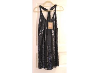 Juicy Couture Black Sequined Party Dress, Size Medium