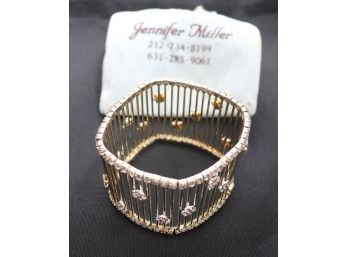 Jennifer Miller Bracelet With Rhinestones.. Fun Jewelry