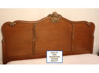 Quality Vintage King Sized Headboard