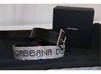 Women's Dolce And Gabbana Gabbana Belt 40' Large