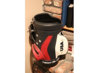 Small USA Oakland Hills, 2004 Wastebasket/Umbrella Holder Ryder Cup Souvenir As Pictured