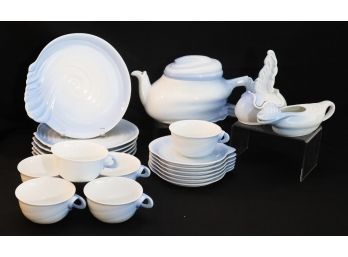 Rosenthal Studio Line Germany Dessert Set Limitierte Kunstreihen, Gorgeous Blue & White Colors