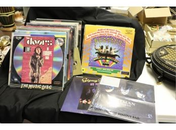 Mixed Lot Of Laser Discs Includes Beatles, Batman, Star Wars, Top Gun, & More