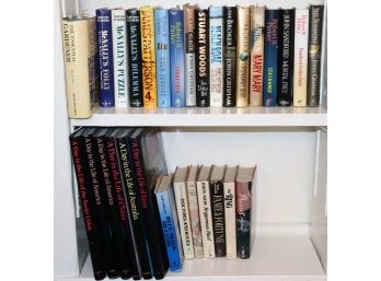 Mixed Lot Of Assorted Books Authors Include Parker, Grisham, Sanford, & A Day In The Life Of Series