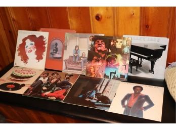 Mixed Lot Of Assorted Record Artist Include Elton John, Carole King Tapestry, Rolling Stones & More