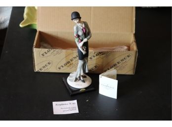 Florence Giuseppe Armani Sculture D' Arte Figurine Made In Italy