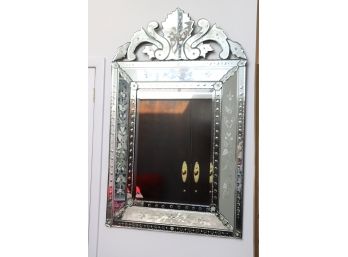 Large Venetian Glass Mirror