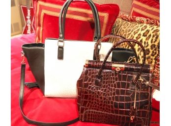 Women's Handbags Includes Pelle Di Giada Alligator Pattern And More