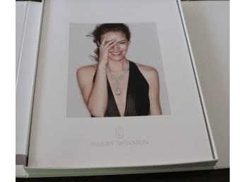 Harry Winston Jewelry Catalog Book With Box