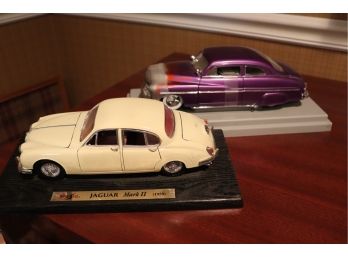 Toy Car Lot Includes Maitso Jaguar Mark II And Purple Hot Rod