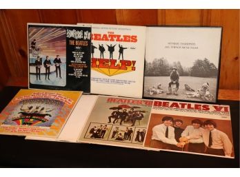 Mixed Lot Of Assorted Beatles Albums Titles Include Help, Magical Mystery Tour & More