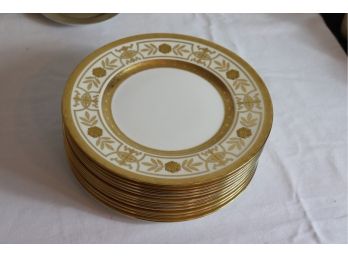 Lot Of 12 Minton Fine Bone China Plates Made In England Tiffany & Co. New York