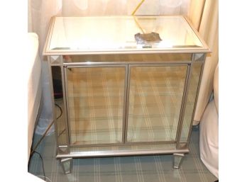 Mirrored Glass Cabinet / Night Stand