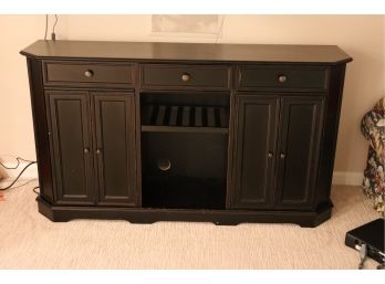 Black Wood Entertainment Unit