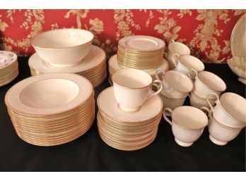 Set Of Lenox Federal Gold China