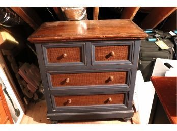 Blue Wood Dresser