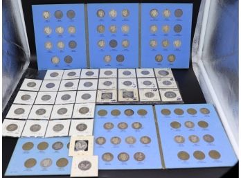 COLLECTION 70 SILVER BARBER QUARTERS DATES 1895-1916 & 7 SILVER LIBERTY STANDING  QUARTERS 1925-30 CAN  SHIP