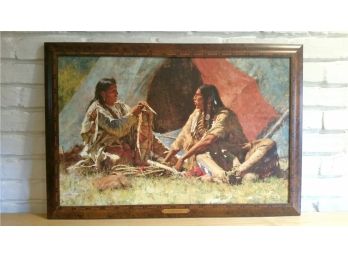 'THE BONNET CASE' BY HOWARD TERPNING LIMITED EDITION FINE ART TEXTURED CANVAS BY GREENWICH WORKSHOP