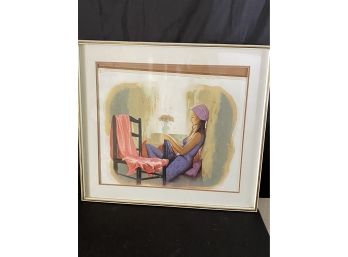 Girl At The Window By Sandu Liberman - Artist Proof