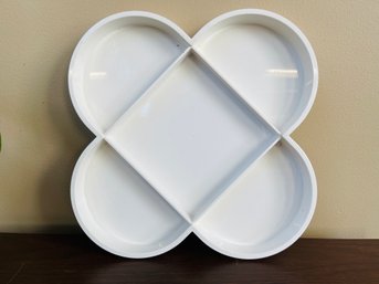 Dansk Large White Crudite Platter (See Details)