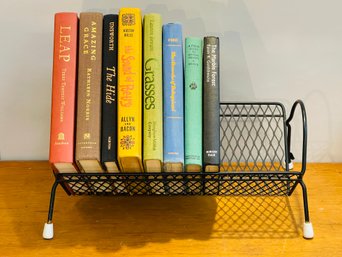 Petite Mid Century Desk Top Book Shelf/display