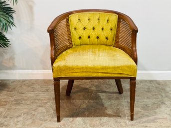 1960s Vintage Caned Accent Chair
