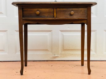 Vintage Wood Desk Or Hallway Furniture