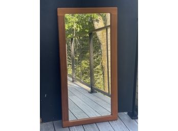 Mid Century Modern Danish Teak Wall Mirror (Denmark) UPDATE: NEW DIMENSIONS