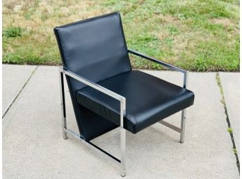 Modern Black Lounge Chair By VidalXL