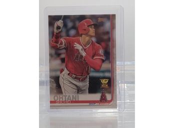 2019 Topps Baseball # 250 _series 1_ SHOHEI OHTANI   Los Angeles Angels ALL STAR GOLD CUP