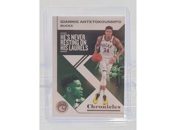 2019 - 20  PANINI CHRONICLES # 39 GIANNIS ANTETOKOUNMPO BUCKS