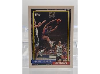 1992 -93 Topps Dennis Rodman Detroit Pistons # 137