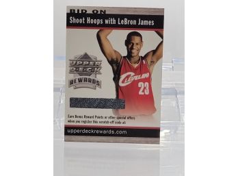 2004 - 05 Upperdeck Rewards Points - Lebron James ( Scratch Off) RARE