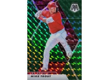 2021 Panini Mosaic Mosaic Green #103 Mike Trout