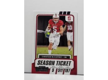 2021 PANINI CONTENDERS DRAFT SEASON TICKET #60 CHRISTIAN MCCAFFREY FOOTBALL NFL