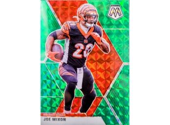 2020 Joe Mixon PANINI MOSAIC GREEN PRIZM SP - Cincinnati Bengals # 47