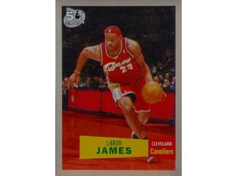 Lebron James 2007-08 Topps 50th Anniversary #23 Cleveland Cavaliers