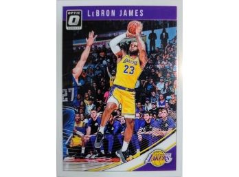 LEBRON JAMES 2018-19 PANINI DONRUSS OPTIC #94 **1ST YEAR LOS ANGELES LAKERS**