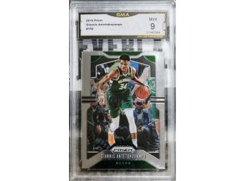 2019 Panini Prizm Basketball Giannis Antetokounmpo #152 GMA 9 BUCKS GEM MINT