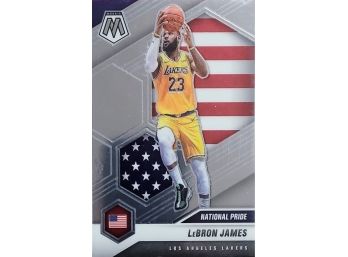 2020-21 Mosaic Lebron James National Pride #247 Los Angeles Lakers