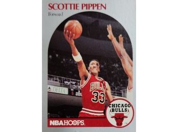 Scottie Pippen 1990 NBA Hoops Card Number # 69 Chicago Bulls