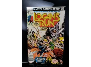 LOGAN'S RUN #7, VF, Movie Adaption, Tom Sutton, 1977, Bronze Age