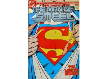 The Man Of Steel #1 Special Collector's Edition Comic Book DC 1986 Superman