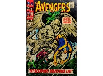 AVENGERS #41-1967-CAPTAIN AMERICA/HAWKEYE Comic Book VF