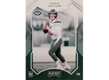 Zach Wilson 202 Base Rookie RC 2021 Panini Playoff Football Card NY Jets