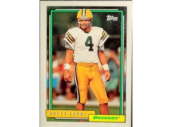 1992 Topps #696 Brett Favre Green Bay Packers Football Card NM-MT