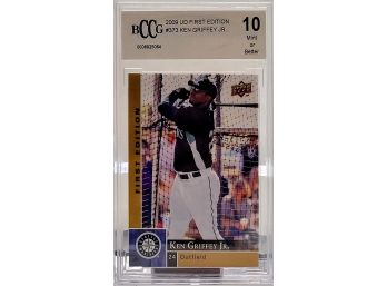 2009 Upper Deck First Edition Ken Griffey JR. Seattle Mariners #373 GRADED 10