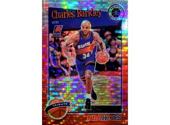 2019-20 NBA Hoops Premium Charles Barkley Tribute PURPLE DISCO PRIZM Rare SP!