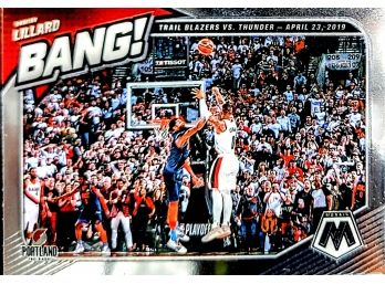 2020-21 Panini Mosaic Bang! Damian Lillard Portland Trail Blazers #3