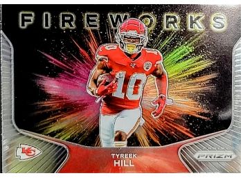 Tyreek Hill 2020 Panini Prizm Football Fireworks Kansas City Chiefs